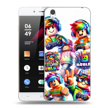 Пластиковый чехол на OnePlus X с принтом Roblox Роблокс Пластиковый чехол на OnePlus X с принтом Roblox Роблокс