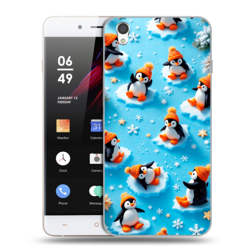 Пластиковый чехол на OnePlus X с принтом Новый год Пластиковый чехол на OnePlus X с принтом Новый год