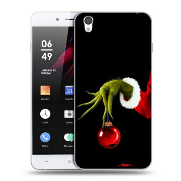 Пластиковый чехол на OnePlus X с принтом Новый год Гринч Пластиковый чехол на OnePlus X с принтом Новый год Гринч