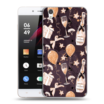 Пластиковый чехол на OnePlus X с принтом Новый год Пластиковый чехол на OnePlus X с принтом Новый год