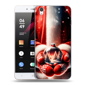 Пластиковый чехол на OnePlus X с принтом Новый год Пластиковый чехол на OnePlus X с принтом Новый год
