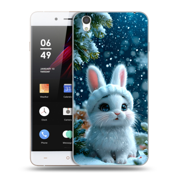 Пластиковый чехол на OnePlus X с принтом Новый год Пластиковый чехол на OnePlus X с принтом Новый год