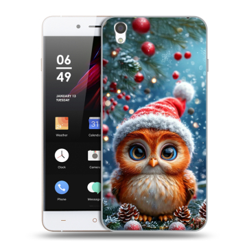 Пластиковый чехол на OnePlus X с принтом Новый год Пластиковый чехол на OnePlus X с принтом Новый год