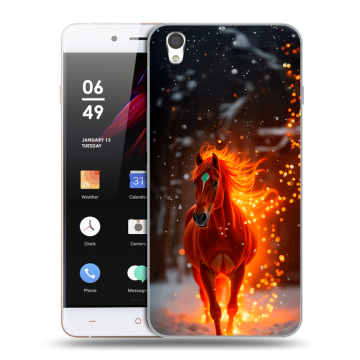 Пластиковый чехол на OnePlus X с принтом Новый год Пластиковый чехол на OnePlus X с принтом Новый год