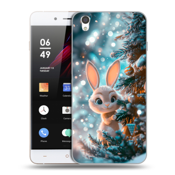 Пластиковый чехол на OnePlus X с принтом Новый год Пластиковый чехол на OnePlus X с принтом Новый год