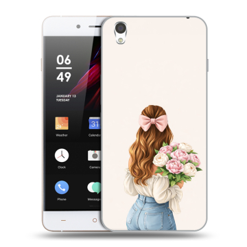 Пластиковый чехол на OnePlus X с принтом женский Пластиковый чехол на OnePlus X с принтом женский