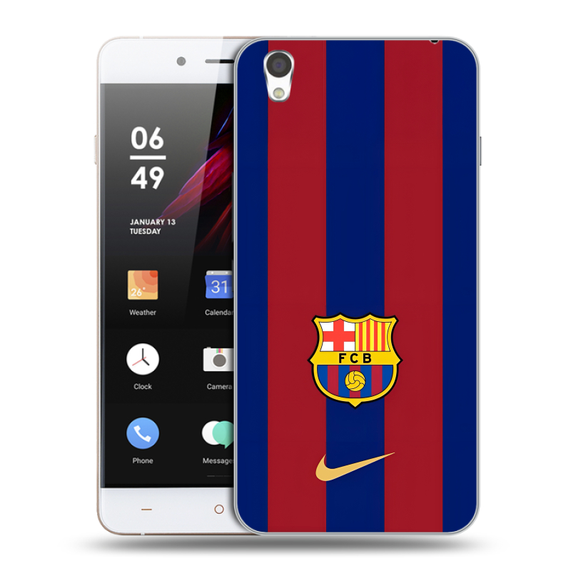 Пластиковый чехол на OnePlus X с принтом Барселона Barcelona Пластиковый чехол на OnePlus X с принтом Барселона Barcelona