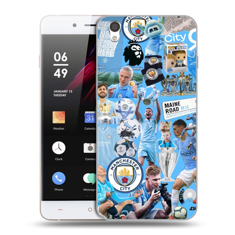 Пластиковый чехол на OnePlus X с принтом Man City Манчестер Сити Пластиковый чехол на OnePlus X с принтом Man City Манчестер Сити