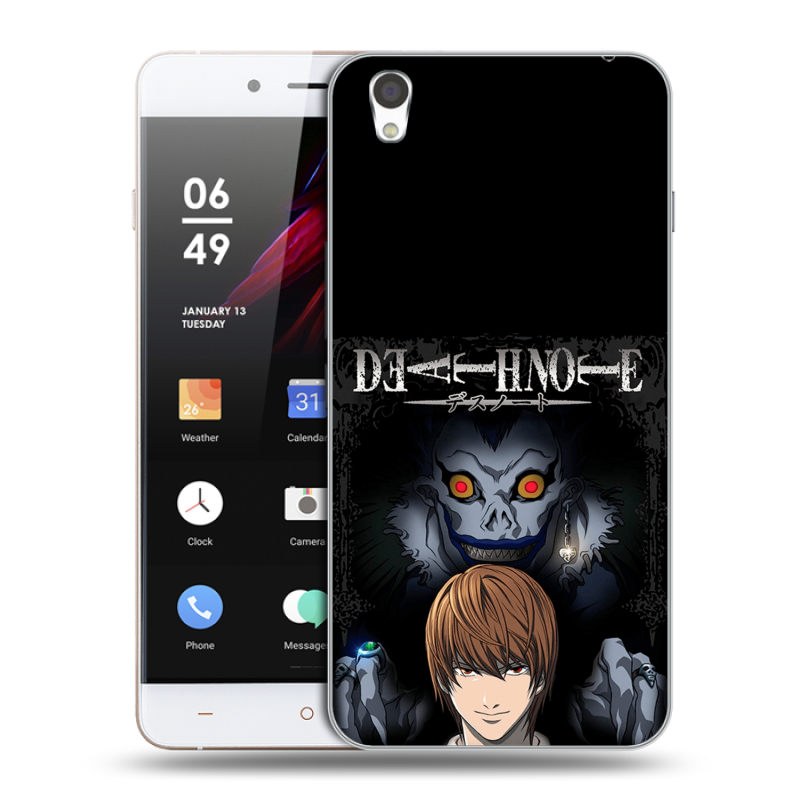 Пластиковый чехол на OnePlus X с принтом Death note Тетрадь смерти Пластиковый чехол на OnePlus X с принтом Death note Тетрадь смерти
