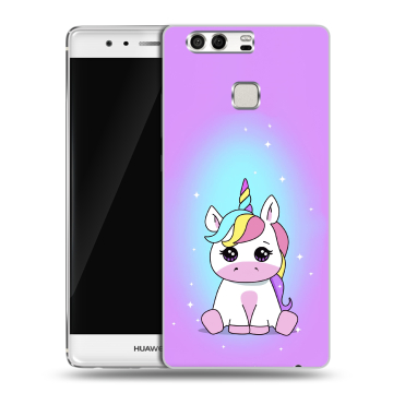 Силиконовый чехол на Huawei P9 с принтом Единорог Силиконовый чехол на Huawei P9 с принтом Единорог