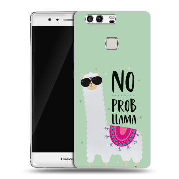 Силиконовый чехол на Huawei P9 с принтом Лама Силиконовый чехол на Huawei P9 с принтом Лама