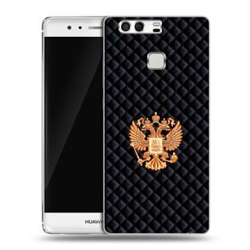 Силиконовый чехол на Huawei P9 с принтом Герб России принт Силиконовый чехол на Huawei P9 с принтом Герб России принт