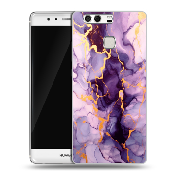 Силиконовый чехол на Huawei P9 с принтом Мрамор Силиконовый чехол на Huawei P9 с принтом Мрамор