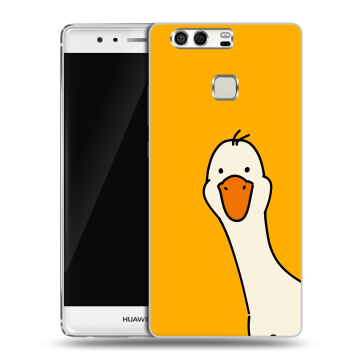 Силиконовый чехол на Huawei P9 с принтом Утка