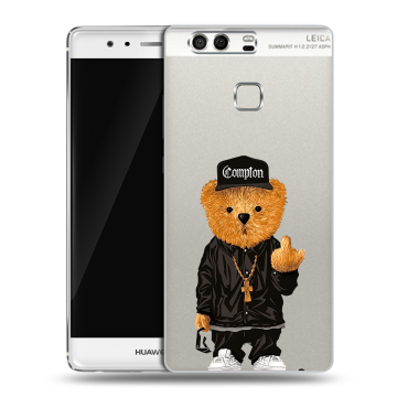 Силиконовый чехол на Huawei P9 с принтом Мишка Силиконовый чехол на Huawei P9 с принтом Мишка