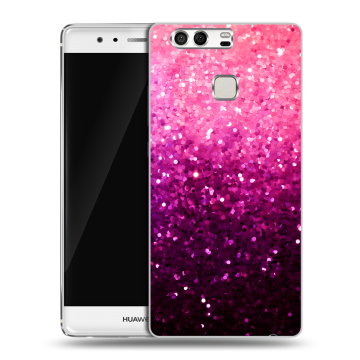 Силиконовый чехол на Huawei P9 с принтом Блестки