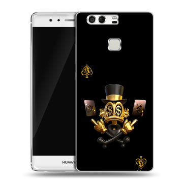 Силиконовый чехол на Huawei P9 с принтом Золотой скрудж макдак