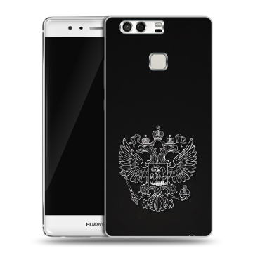 Силиконовый чехол на Huawei P9 с принтом Герб России
