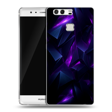 Силиконовый чехол на Huawei P9 с принтом Абстракиция