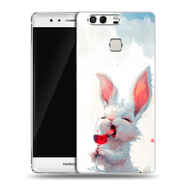 Силиконовый чехол на Huawei P9 с принтом кролик зайчик Силиконовый чехол на Huawei P9 с принтом кролик зайчик