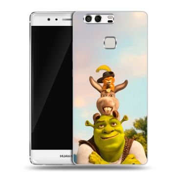 Силиконовый чехол на Huawei P9 с принтом Шрек Shrek Силиконовый чехол на Huawei P9 с принтом Шрек Shrek
