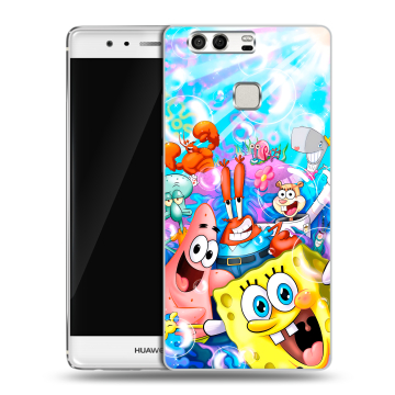Силиконовый чехол на Huawei P9 с принтом спанчбоб спанч боб Силиконовый чехол на Huawei P9 с принтом спанчбоб спанч боб