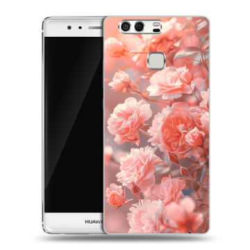 Силиконовый чехол на Huawei P9 с принтом Розы цветы Силиконовый чехол на Huawei P9 с принтом Розы цветы