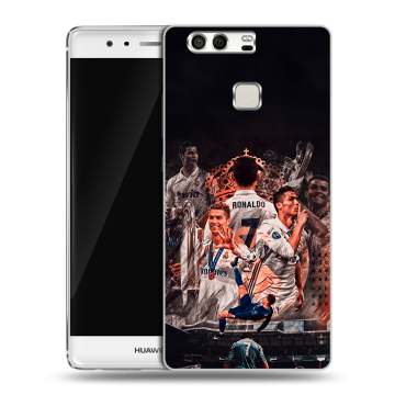 Силиконовый чехол на Huawei P9 с принтом Реал Роналдо Real Ronaldo