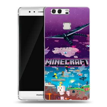 Силиконовый чехол на Huawei P9 с принтом Майнкрафт Minecraft Силиконовый чехол на Huawei P9 с принтом Майнкрафт Minecraft