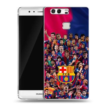 Силиконовый чехол на Huawei P9 с принтом Барселона Barcelona