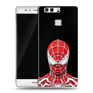 Силиконовый чехол на Huawei P9 с принтом человек паук spiderman