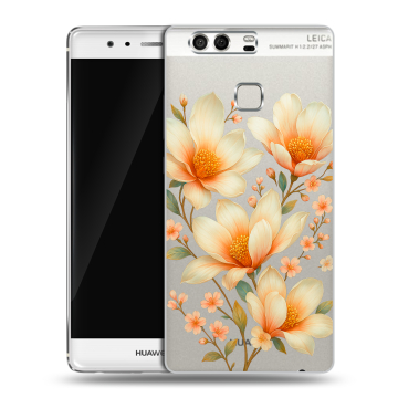 Силиконовый чехол на Huawei P9 с принтом Цветы Силиконовый чехол на Huawei P9 с принтом Цветы