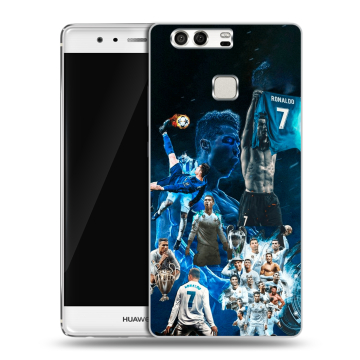 Силиконовый чехол на Huawei P9 с принтом Реал Роналдо