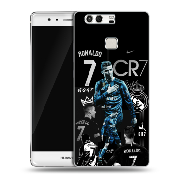 Силиконовый чехол на Huawei P9 с принтом Реал Роналдо