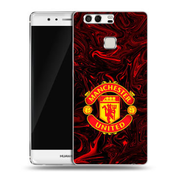 Силиконовый чехол на Huawei P9 с принтом Manchester United Силиконовый чехол на Huawei P9 с принтом Manchester United