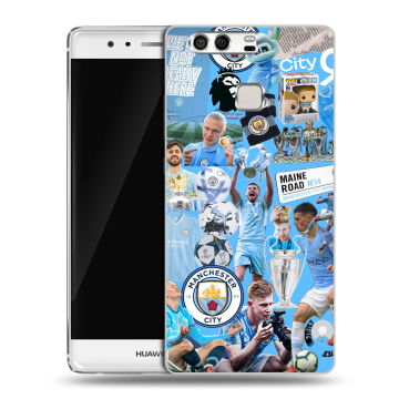 Силиконовый чехол на Huawei P9 с принтом Man City Манчестер Сити Силиконовый чехол на Huawei P9 с принтом Man City Манчестер Сити
