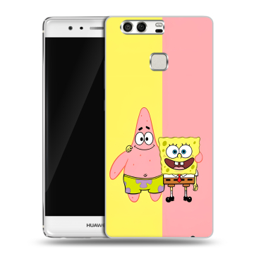 Силиконовый чехол на Huawei P9 с принтом Спанч боб Спанчбоб Силиконовый чехол на Huawei P9 с принтом Спанч боб Спанчбоб