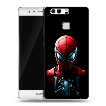 Силиконовый чехол на Huawei P9 с принтом Spiderman Человек паук