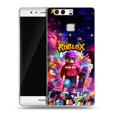 Силиконовый чехол на Huawei P9 с принтом Roblox Роблокс