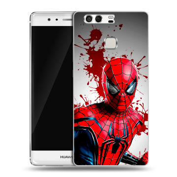 Силиконовый чехол на Huawei P9 с принтом Spiderman Человек паук Силиконовый чехол на Huawei P9 с принтом Spiderman Человек паук