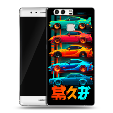 Силиконовый чехол на Huawei P9 с принтом машины тачки Силиконовый чехол на Huawei P9 с принтом машины тачки