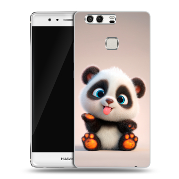Силиконовый чехол на Huawei P9 с принтом милая панда Силиконовый чехол на Huawei P9 с принтом милая панда