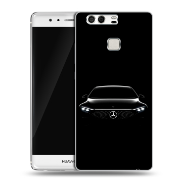 Силиконовый чехол на Huawei P9 с принтом Mercedes Мерседес Силиконовый чехол на Huawei P9 с принтом Mercedes Мерседес