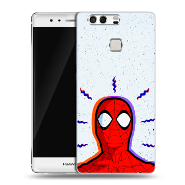 Силиконовый чехол на Huawei P9 с принтом Spiderman Человек паук Силиконовый чехол на Huawei P9 с принтом Spiderman Человек паук