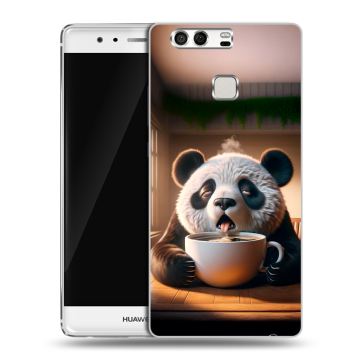 Силиконовый чехол на Huawei P9 с принтом смешная панда Силиконовый чехол на Huawei P9 с принтом смешная панда