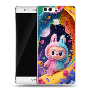 Силиконовый чехол на Huawei P9 с принтом Labubu Лабубу