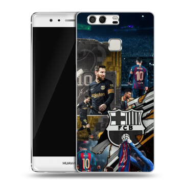 Силиконовый чехол на Huawei P9 с принтом Messi Barcelona Силиконовый чехол на Huawei P9 с принтом Messi Barcelona