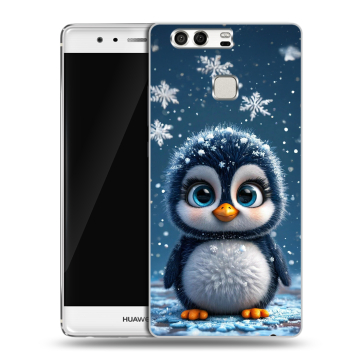 Силиконовый чехол на Huawei P9 с принтом Новый год Силиконовый чехол на Huawei P9 с принтом Новый год
