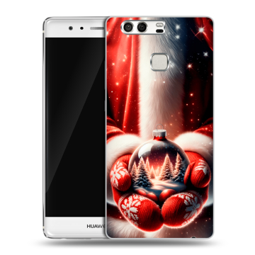 Силиконовый чехол на Huawei P9 с принтом Новый год Силиконовый чехол на Huawei P9 с принтом Новый год