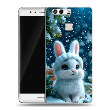 Силиконовый чехол на Huawei P9 с принтом Новый год Силиконовый чехол на Huawei P9 с принтом Новый год
